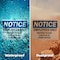 Signmission Employees Only Visitors Please Check In OSHA Notice Sign, Plastic, 14in W x 10in L, 2PK OS-2PACK-NS-P-1014-L-12008 - alternate 6